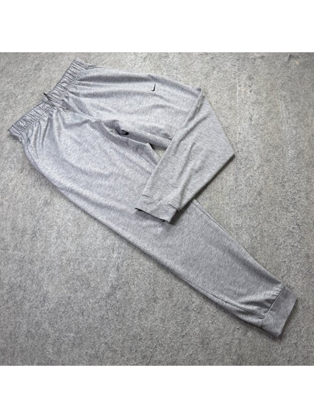 Nike Transcend Yoga Jogger Men L Gray Lightweight Soft Stretch Tapered 31"